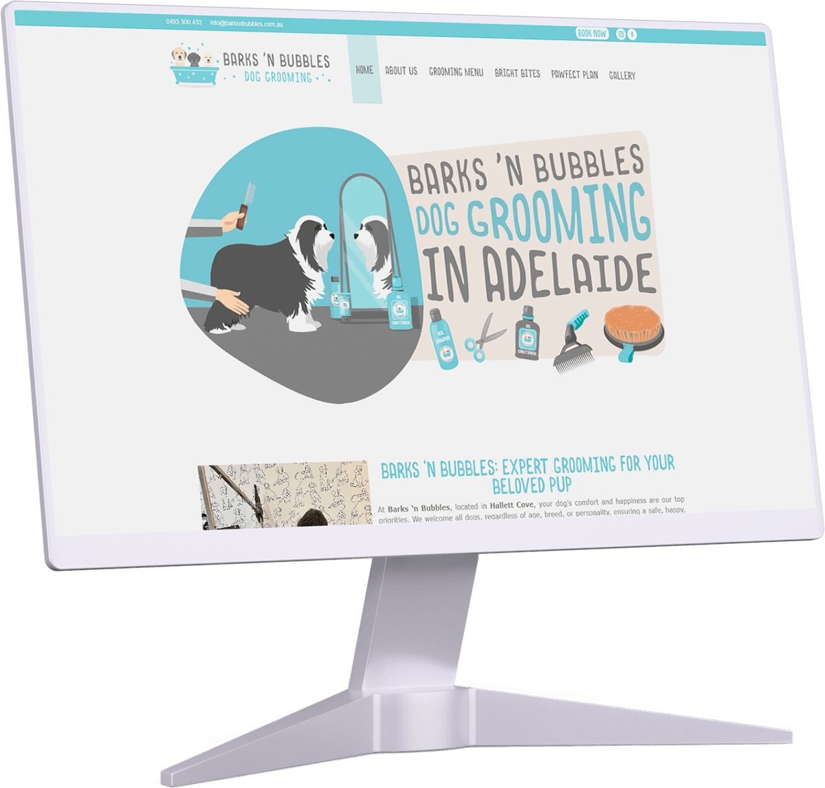 Barksnbubbles mockup principal