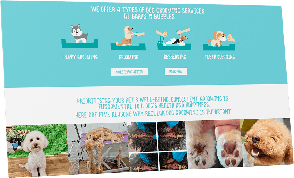 Barksnbubbles diseño lateral izquierdo