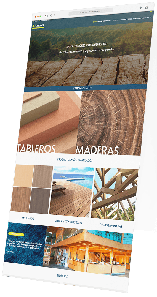 Maderas Moral pantalla 1